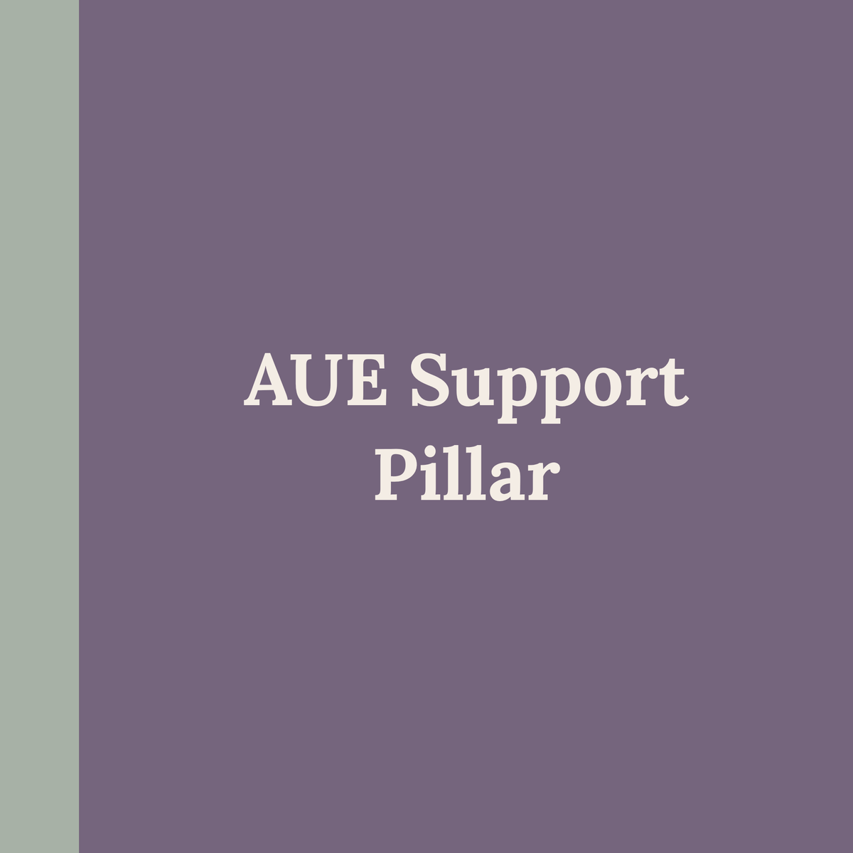 AUE Support Pillar