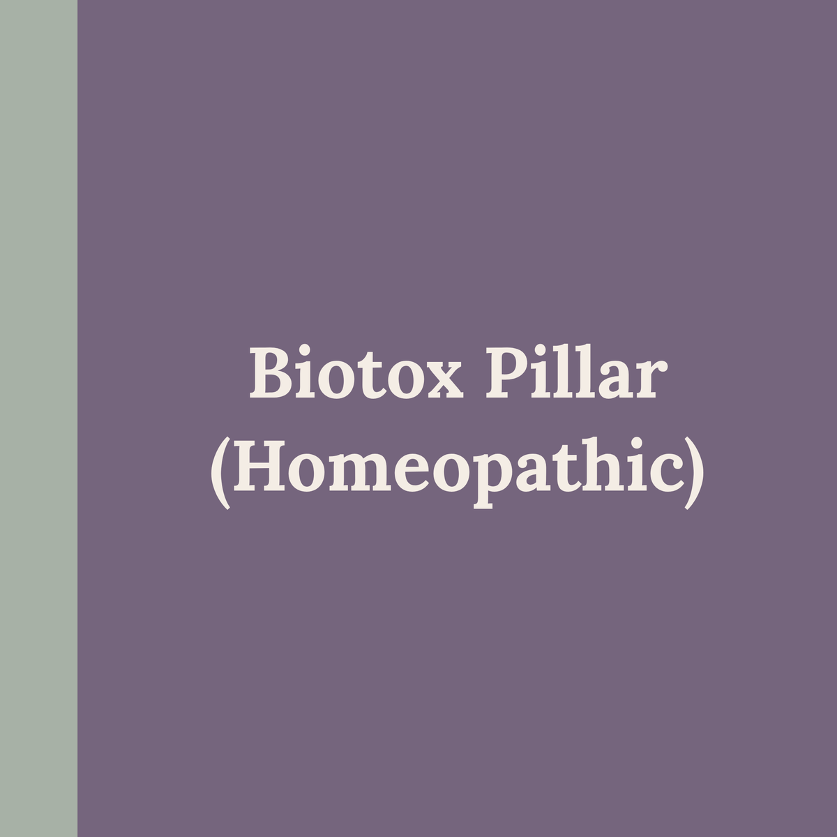 Biotox Pillar (Homeopathic)